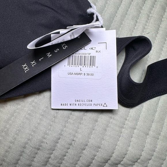 Black Triangle Bikini Top - Picture 3 of 3